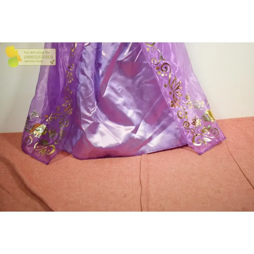 Jakks Disney Princess Rapunzel Girls Costumer Dress 4-6x